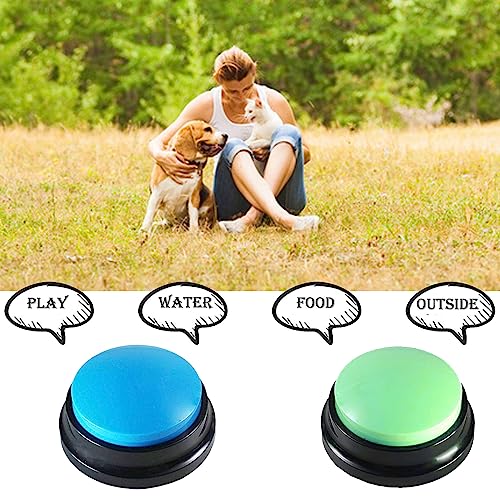 Green Orange Voice Recording Button for Pet Training H461