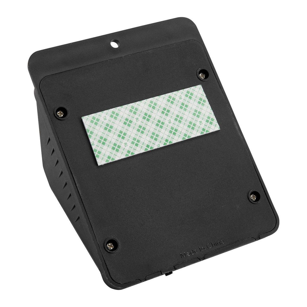 115 Lumen Wall-Mount Solar Security Light, Black I240835