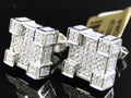 10k White Gold Diamond Earrings (2.50 Ct) R565