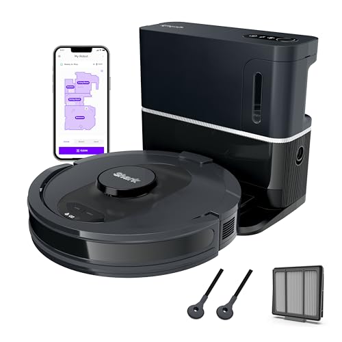 Dark Grey Robot Vacuum with HEPA Self Empty Base X692