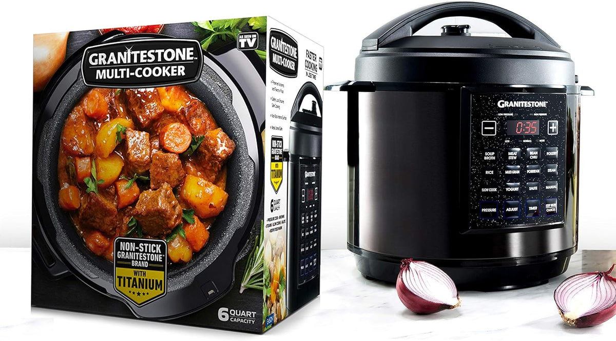 12-in-1 6 Quart Electric Pressure Cooker with LED Display A4301