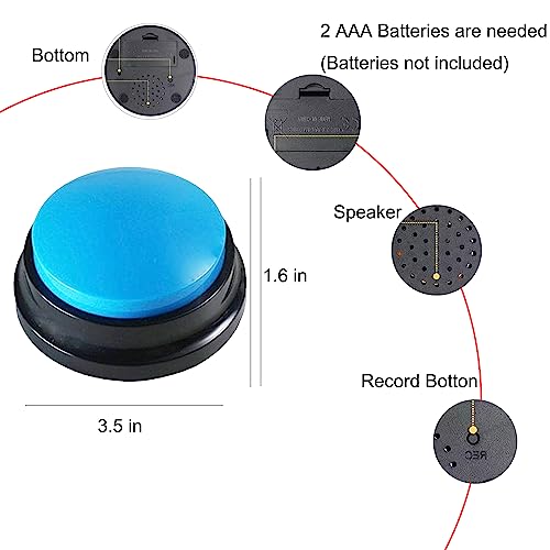 Green Orange Voice Recording Button for Pet Training H461