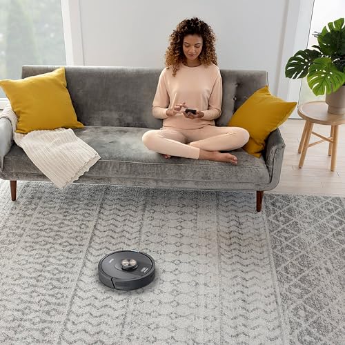 Black Robot Vacuum with Self Empty Base L6223