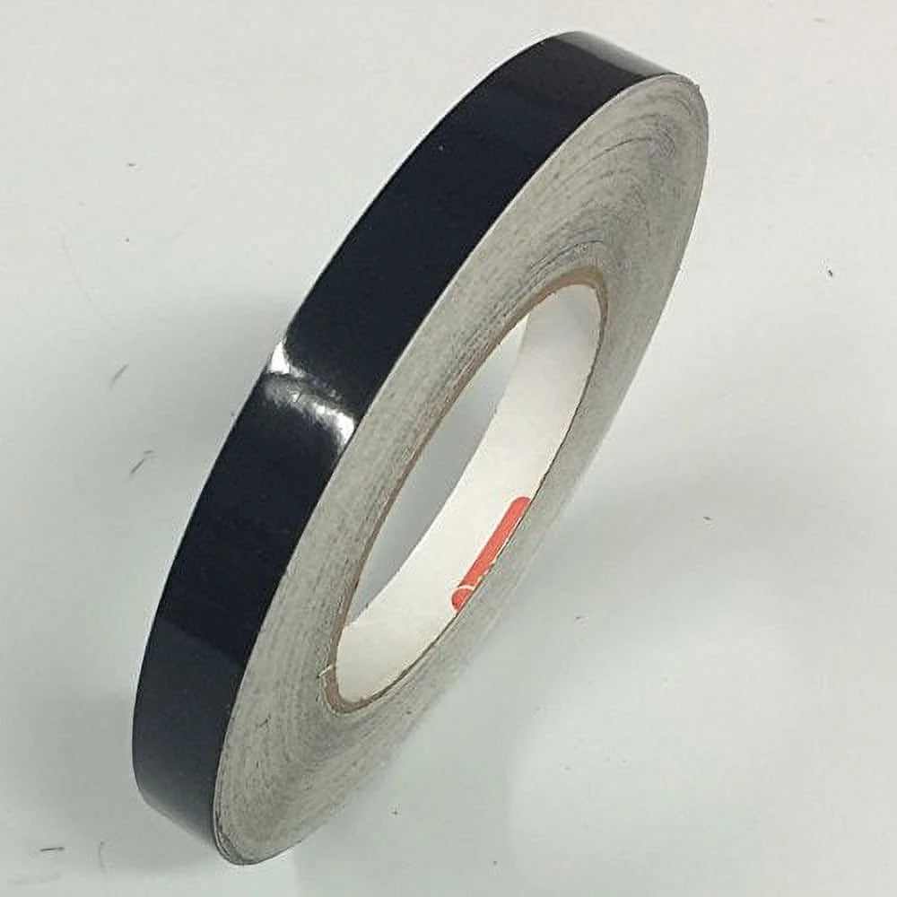 Black 651 Vinyl Pinstriping Tape, 1/2" X640