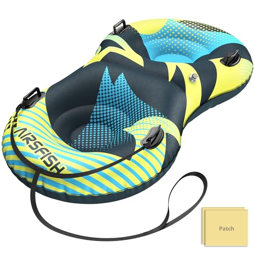 Inflatable Snow Sled with Towable Leash B116446