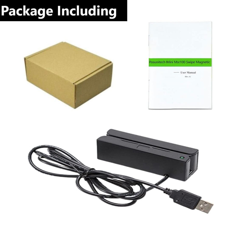 Magnetic Credit Card Reader 3 Tracks USB T5372