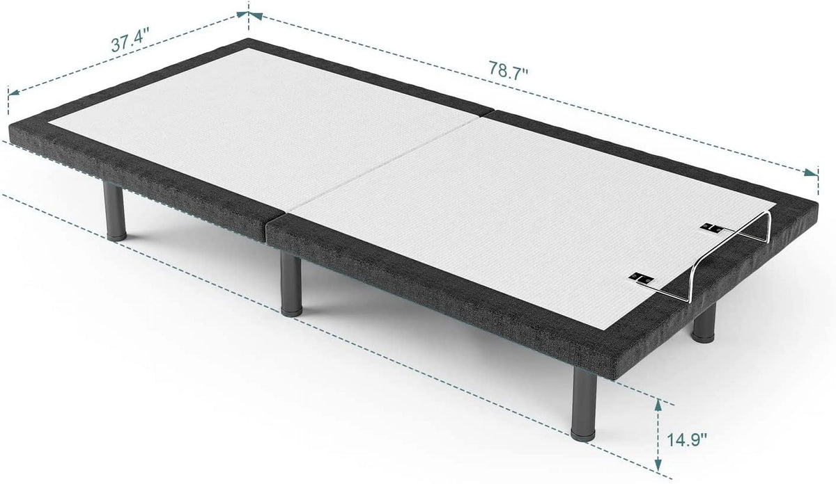 Twin Adjustable Bed Frame with Head and Foot Incline T899