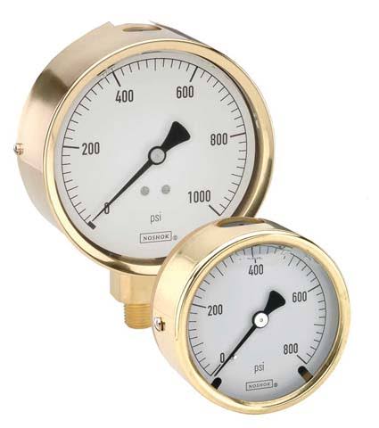 Liquid Filled Pressure Gauges E398