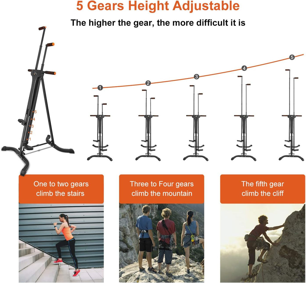Folding Vertical Climber Stair Stepper C383