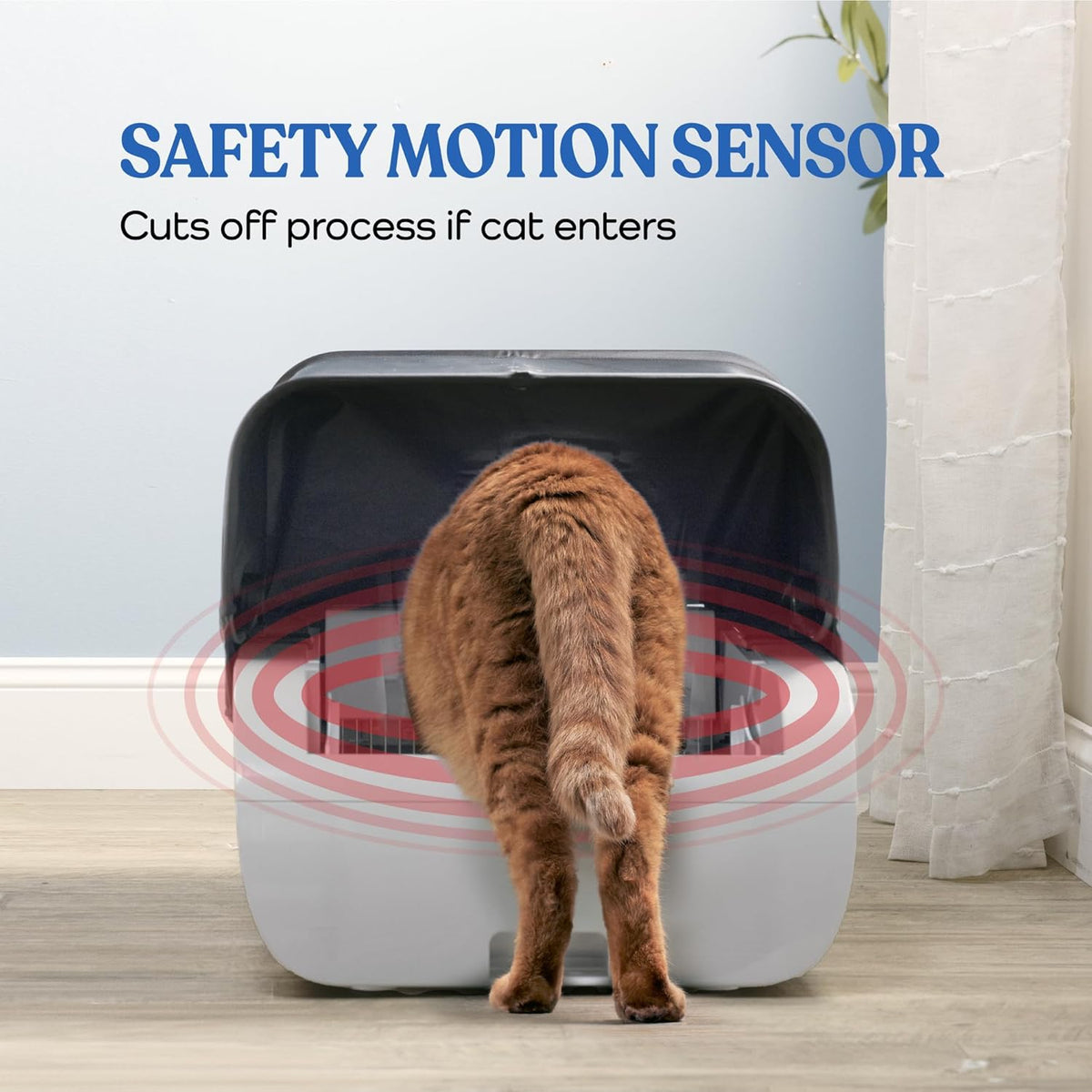 Automatic Self Cleaning Cat Litter Box with Odor Eliminator Z946282