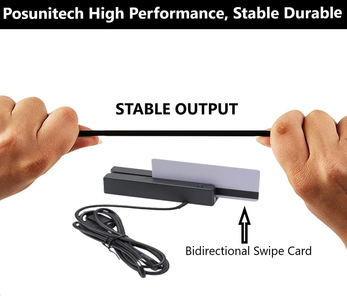 Magnetic Credit Card Reader 3 Tracks USB T5372