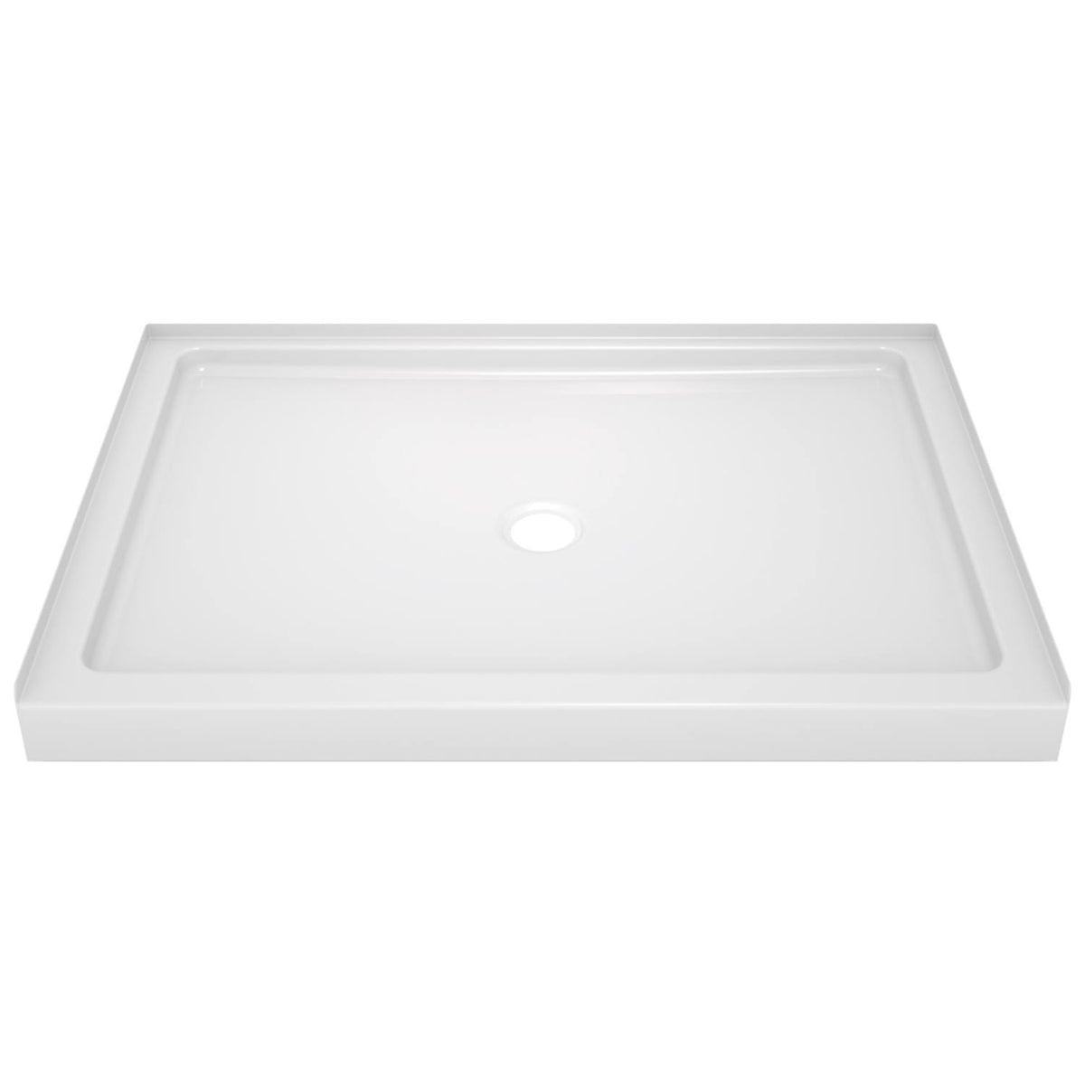 White 48 in. L x 34 in. D Shower Floor & Base G5275