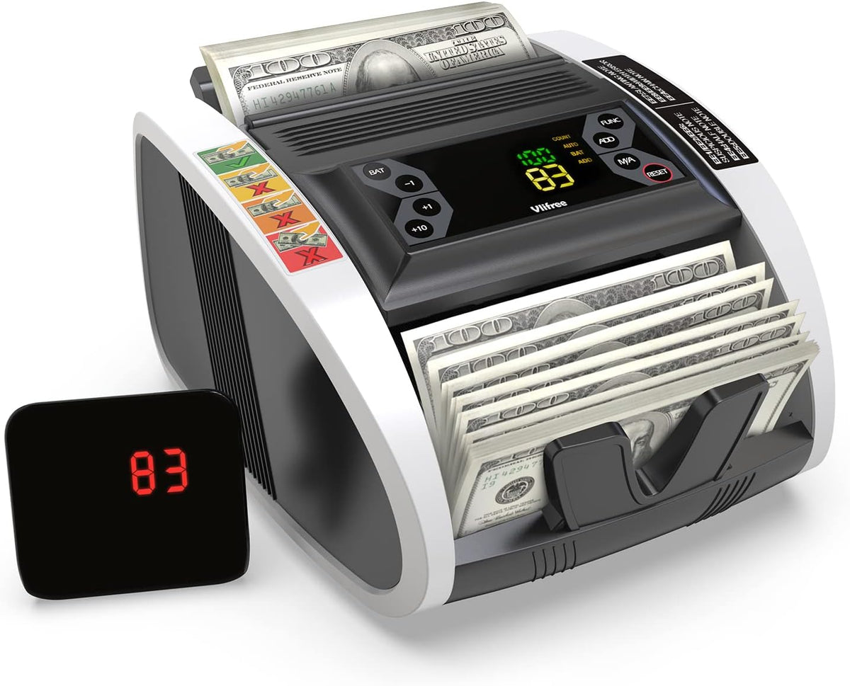 Bill Counter Machine with Counterfeit Detection I9783
