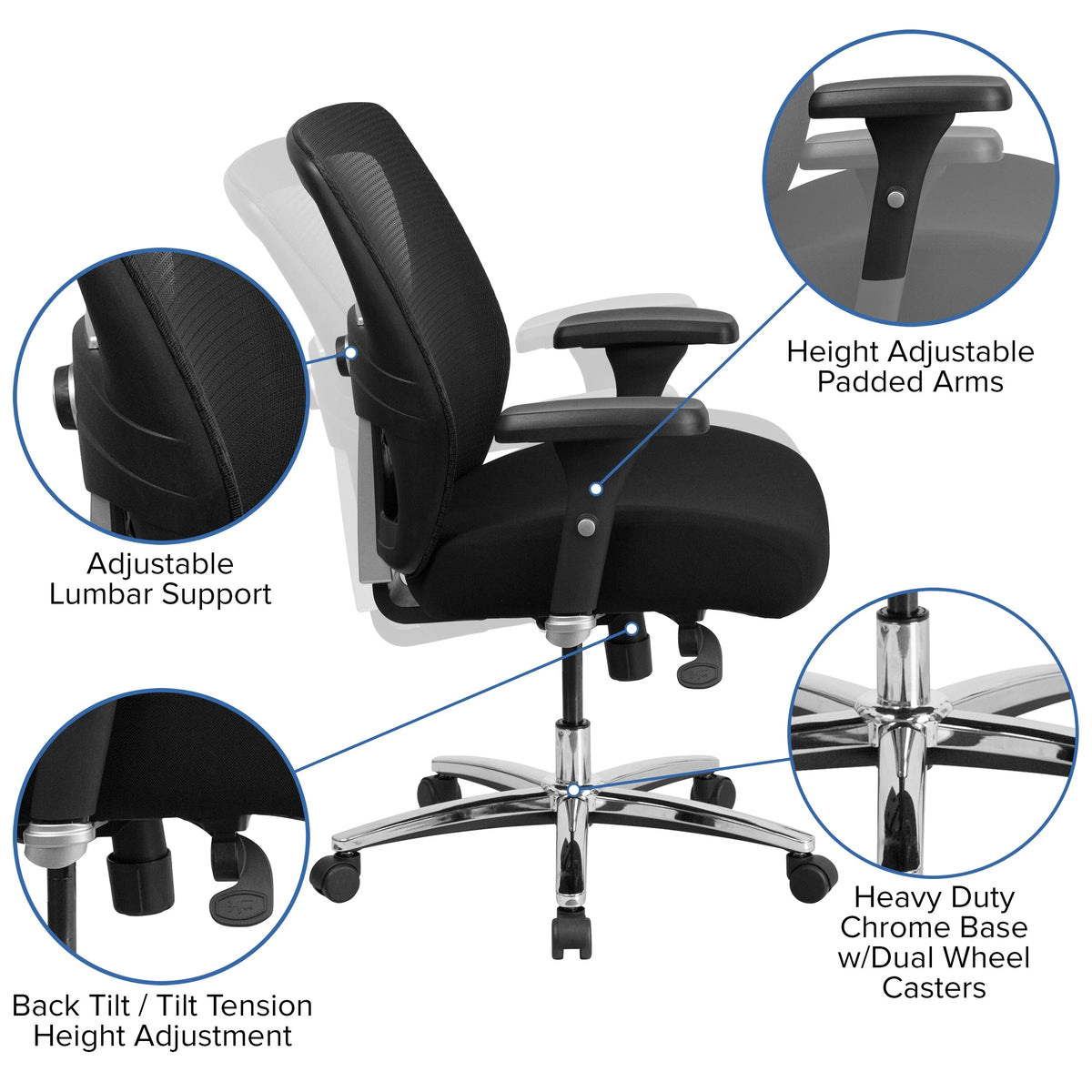 Mesh Ergonomic Office Chair S735