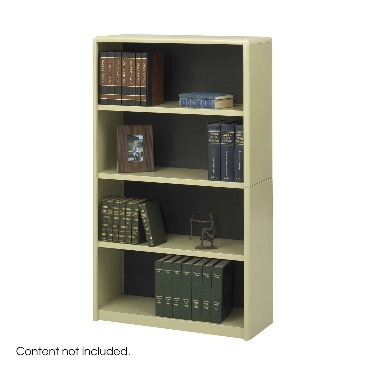 4 Shelf Steel Bookcase O266