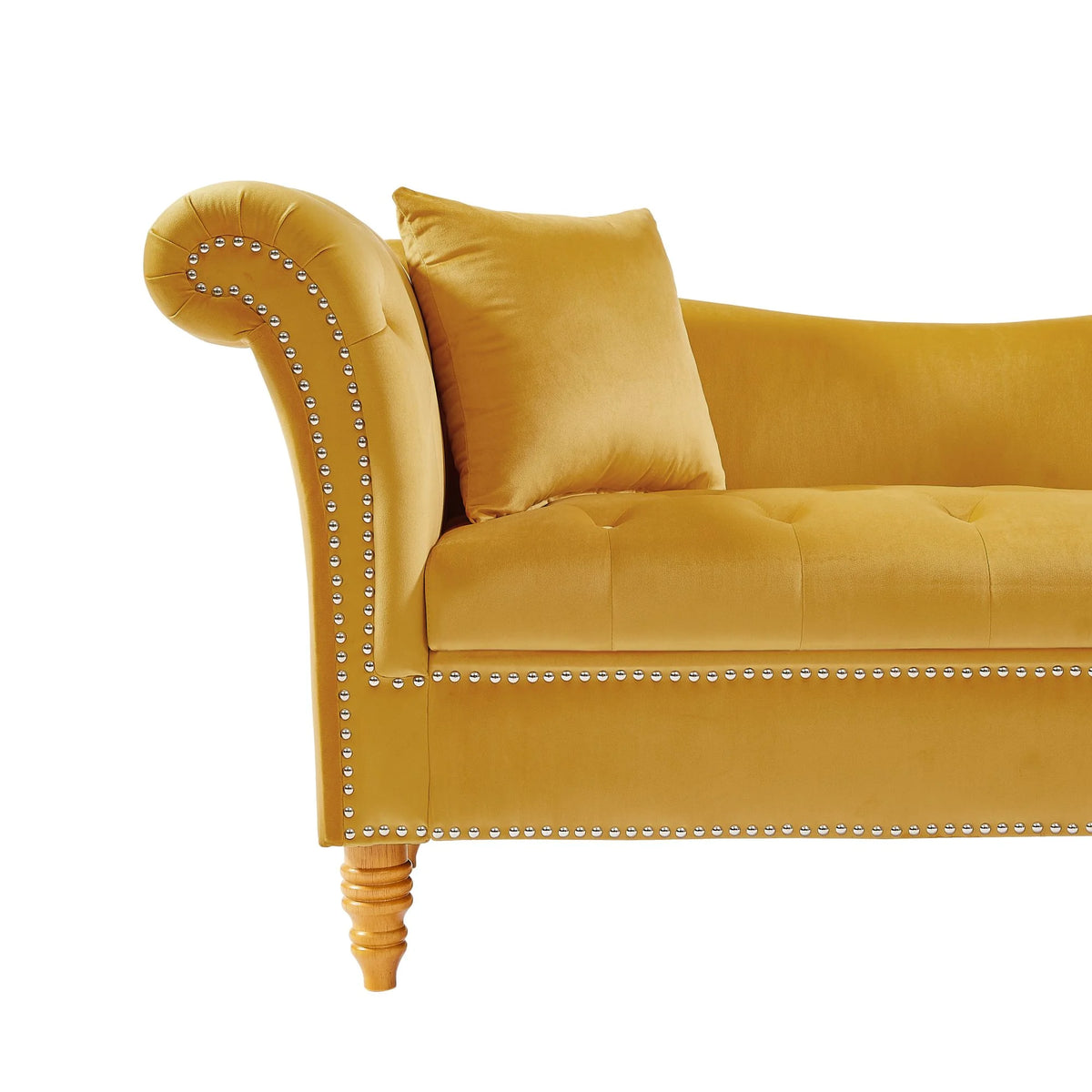 Velvet U Shape Backrest Sofa with Storage J858178