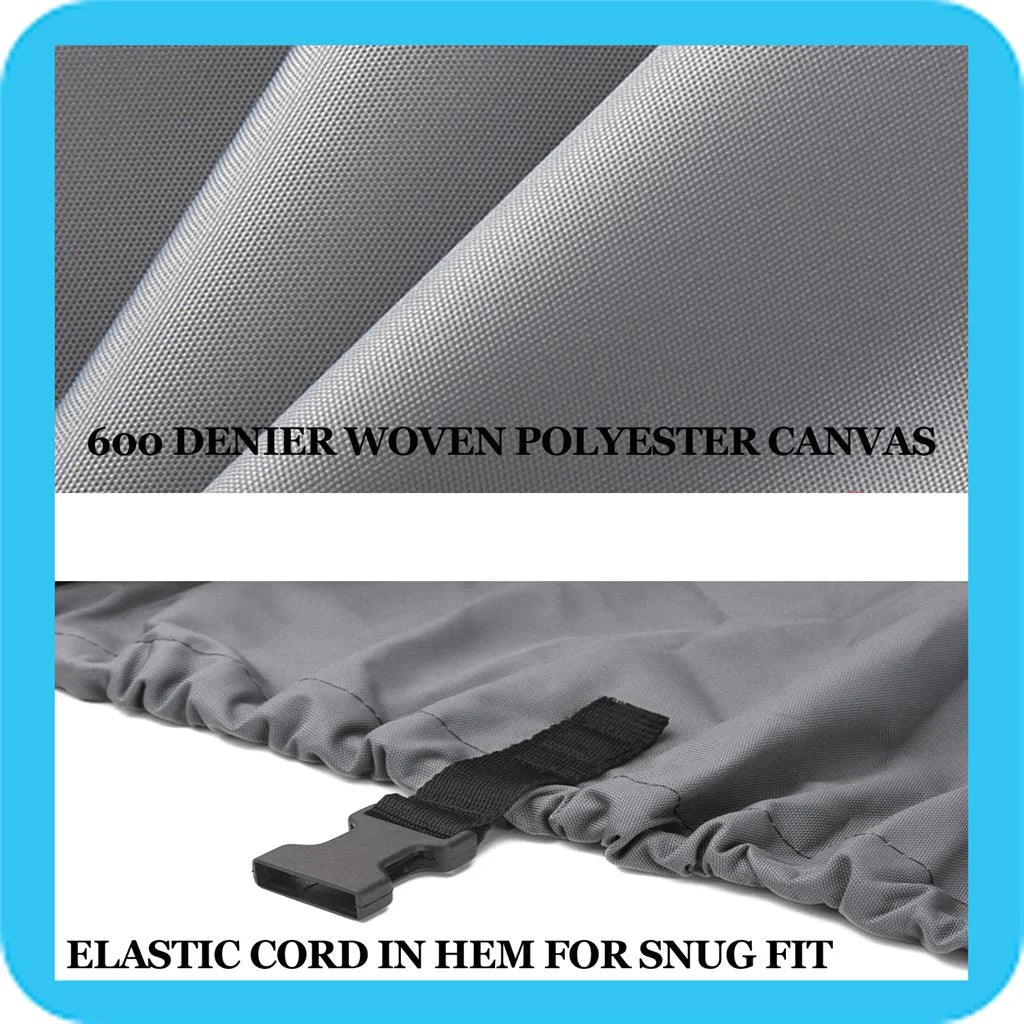 Grey Boat Cover for Outboard Boat R132336