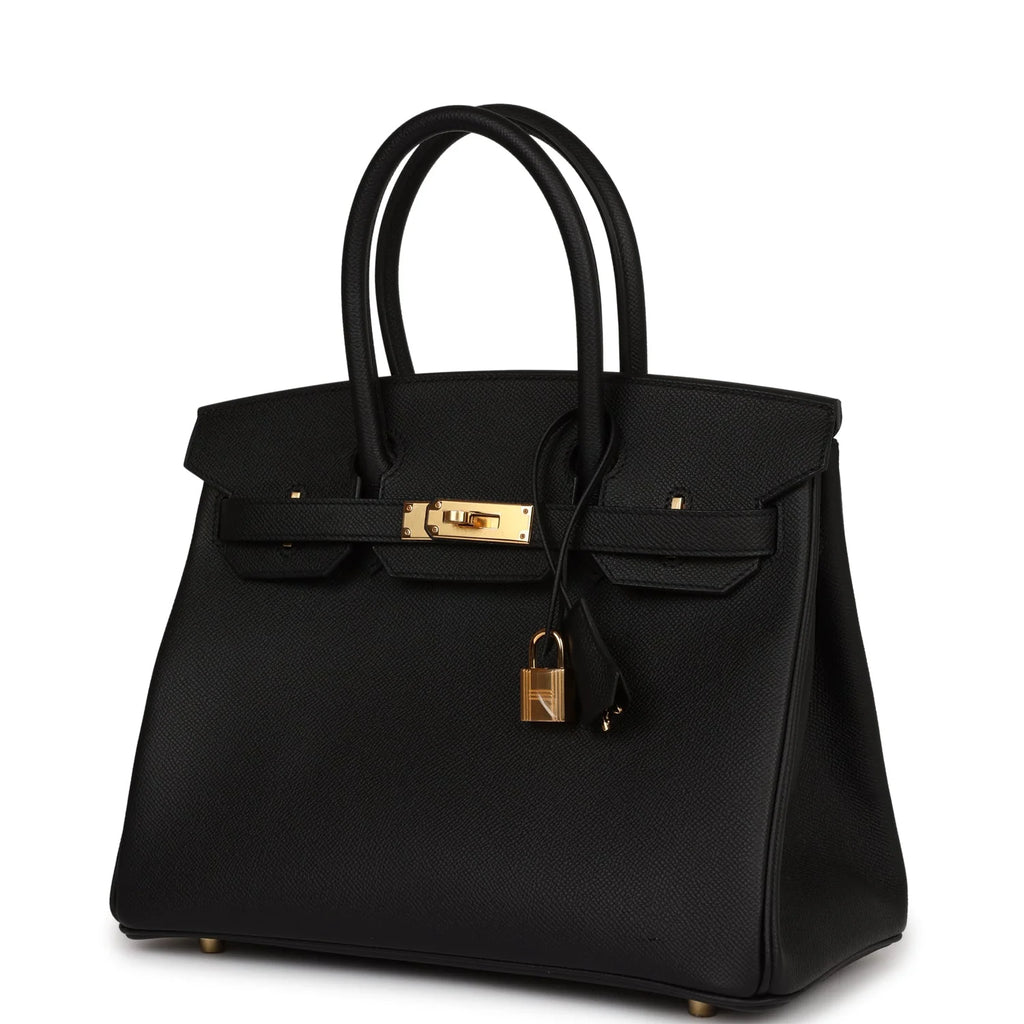 Black Leather Handbag L49894
