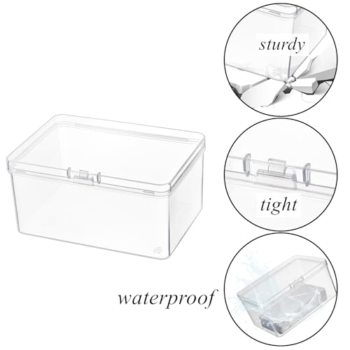 20 Pcs Clear Plastic Playing Card Cases N878