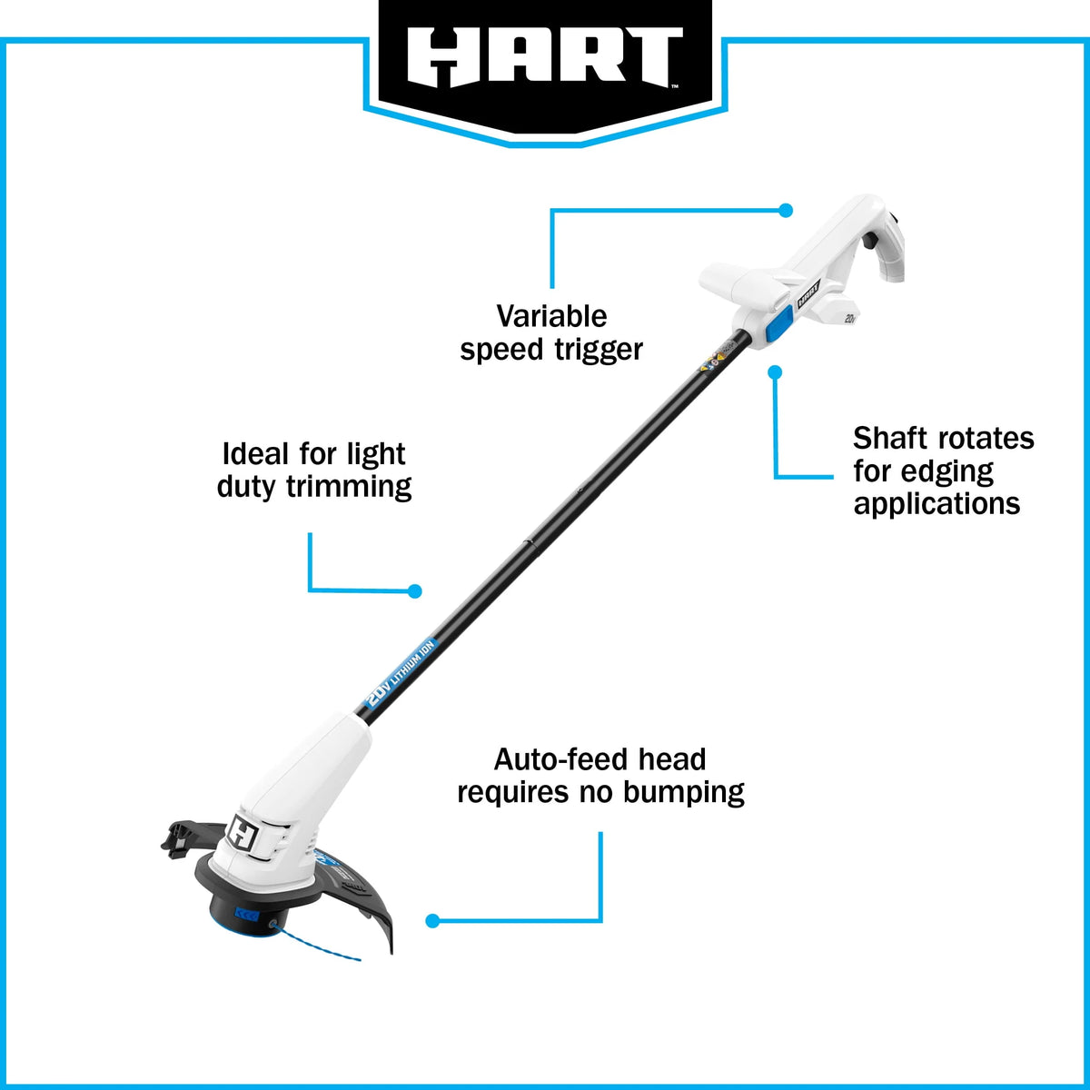 20-Volt 10-inch String Trimmer Leaf Blower Combo Kit A830229