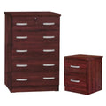 Mahogany Dresser & Nightstand Set V561