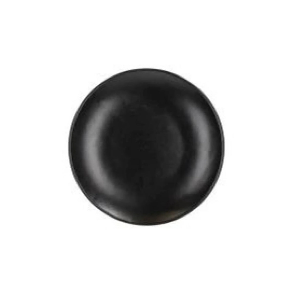 Black 20cm Dessert Plate S5812