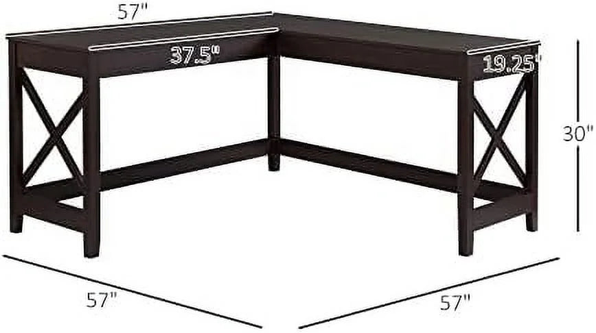 57" L-Shaped Corner Desk Z2366