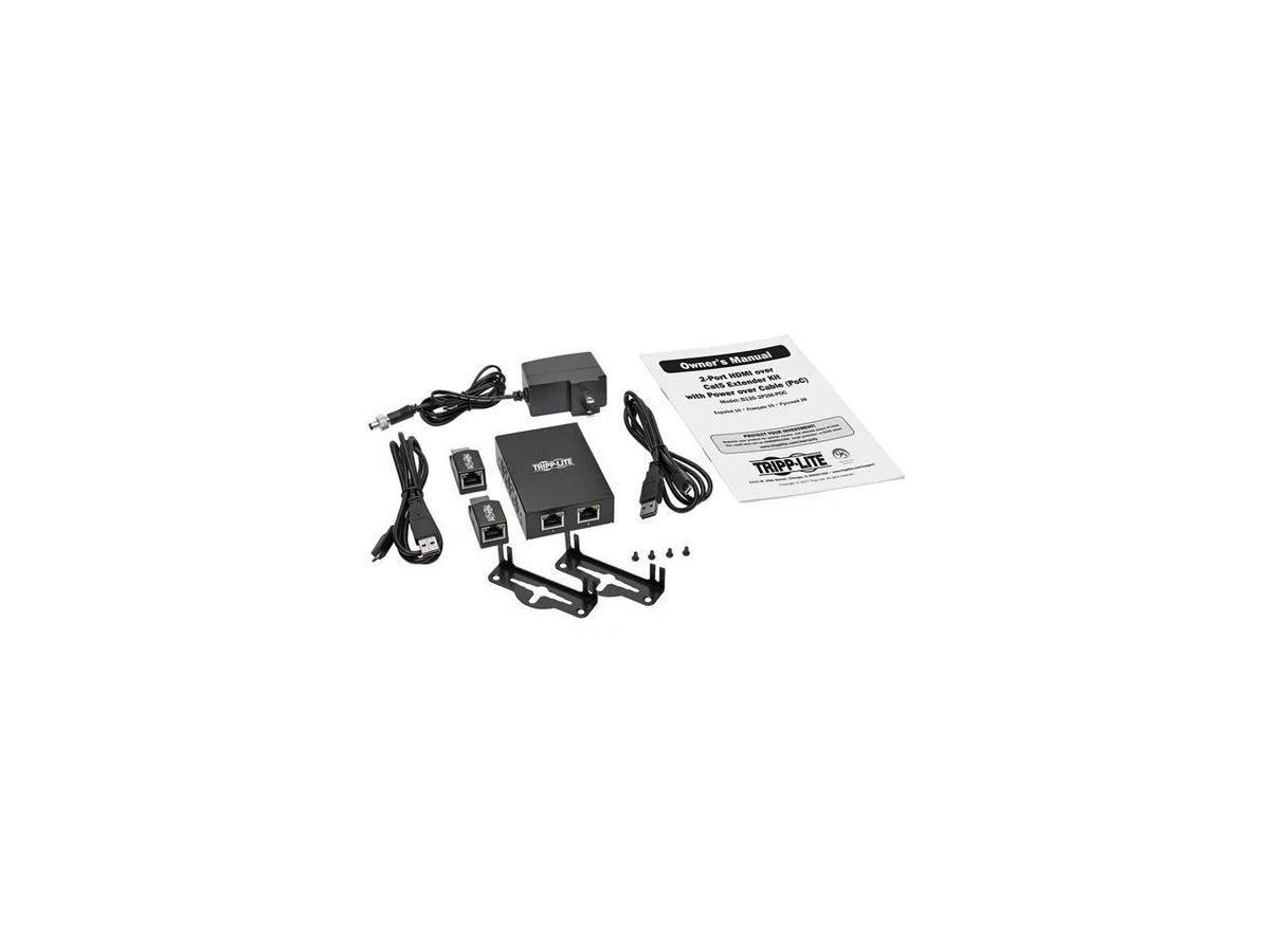 2-Port HDMI Over Cat5 Cat6 Extender Kit 1080p O509871