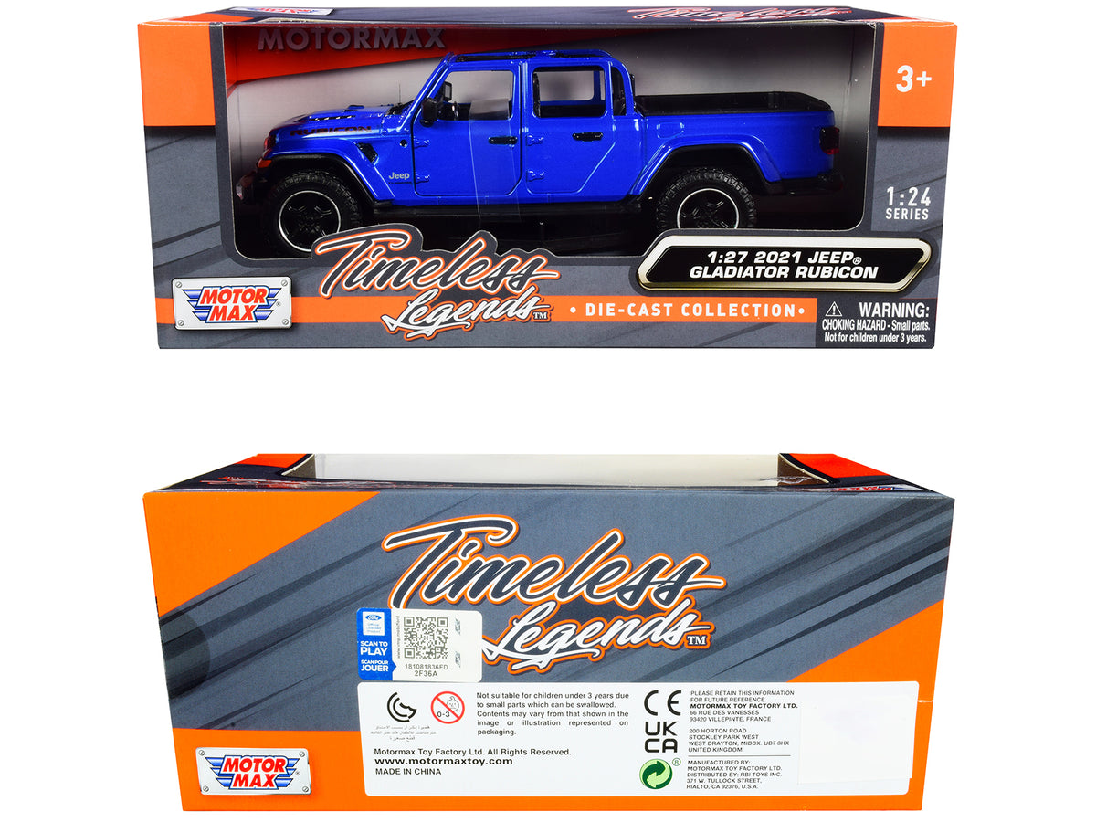 Blue 1/24 Diecast Model Car B6105