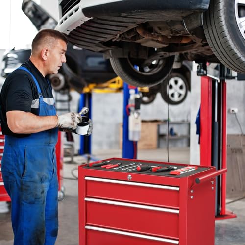 4 Drawer Rolling Metal Tool Chest with Lock K54104