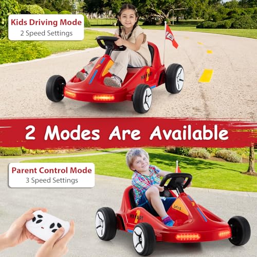 12V Battery Powered Kids Electric Go Kart with Remote Control J4925