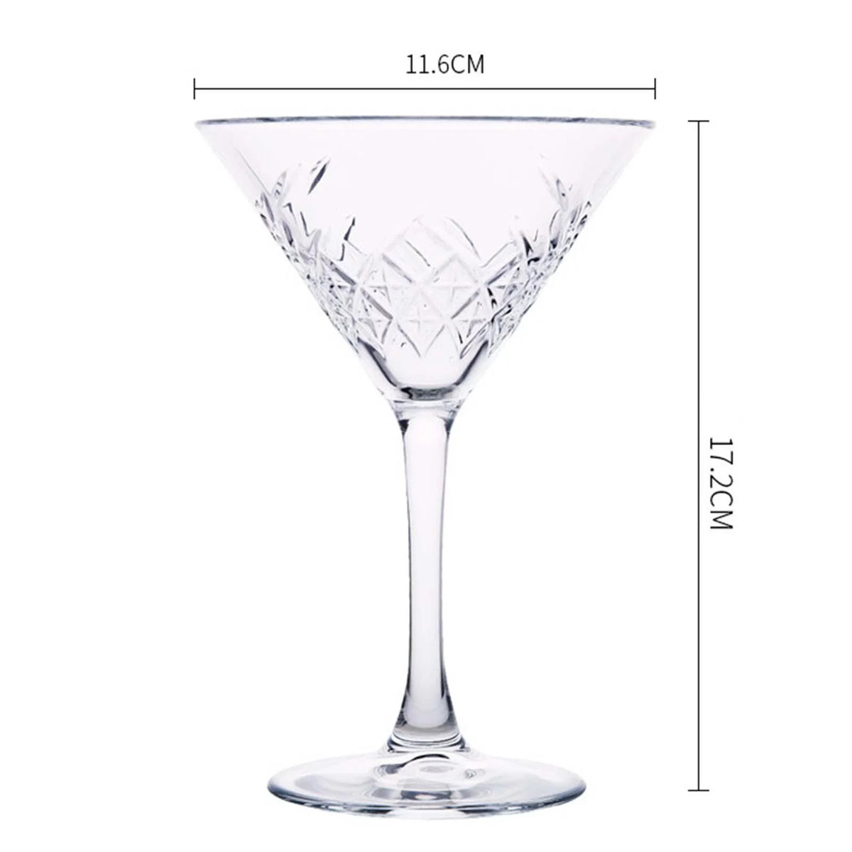 Engraved Cocktail Glasses 230ml U80612