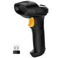 2.4GHz Wireless Barcode Scanner 2600mAh Battery 35M Range Black R53698