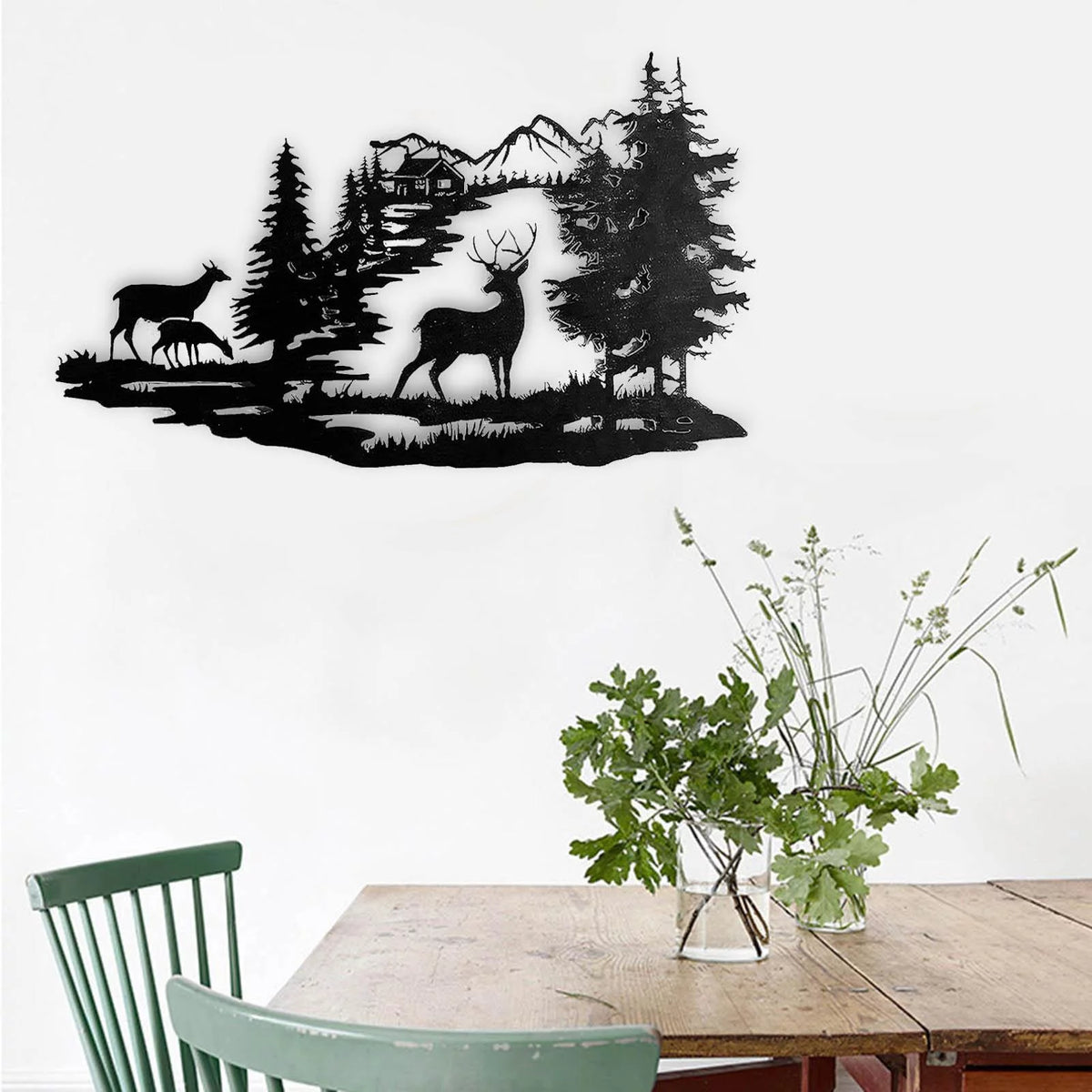Metal Deer Wall Art Decor C81898