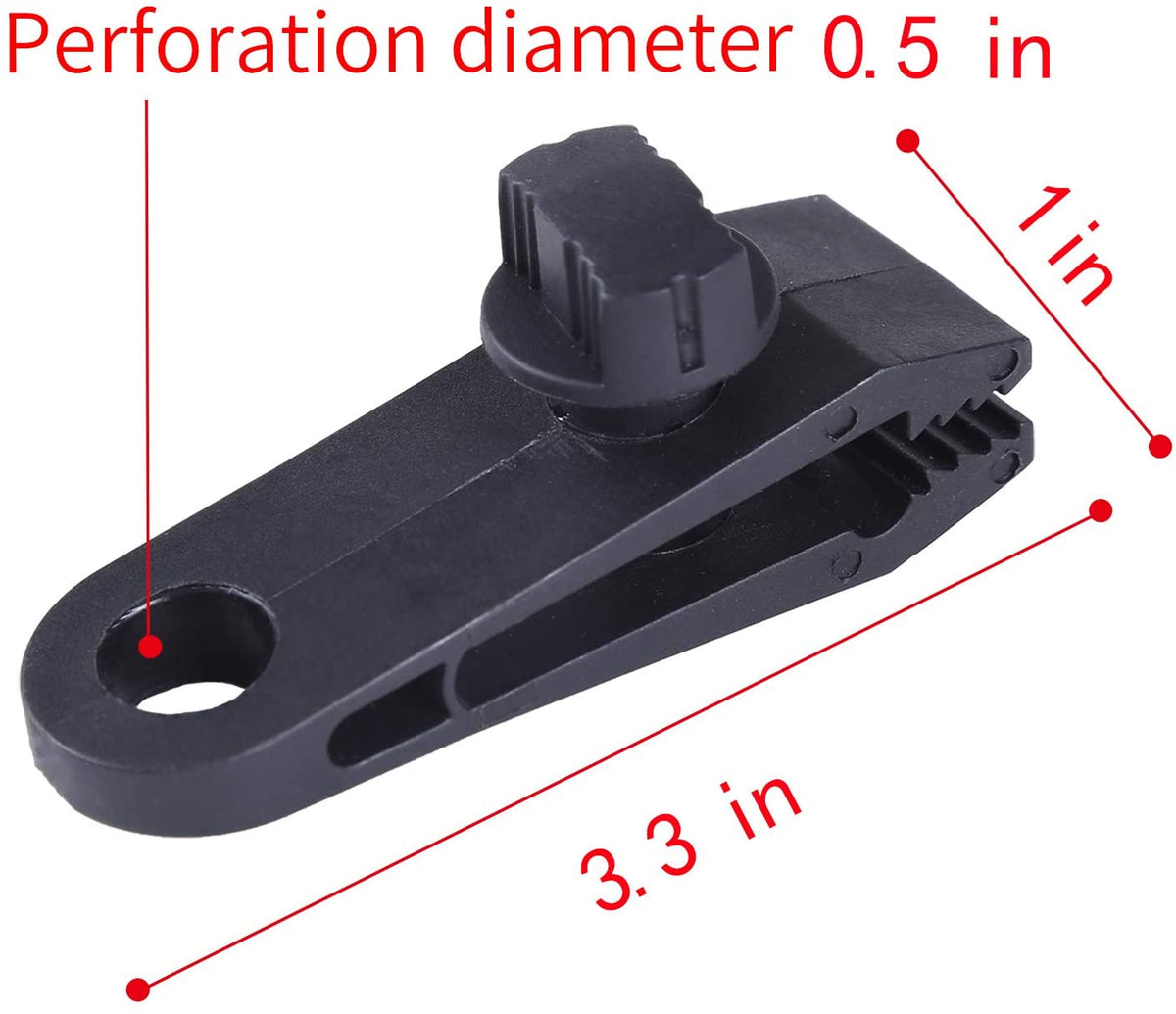 10 Pcs Heavy Duty Thumb Screw Tarp Clips X4236