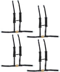 4 Pack Black 4 Point Harness 2 Straps J91116