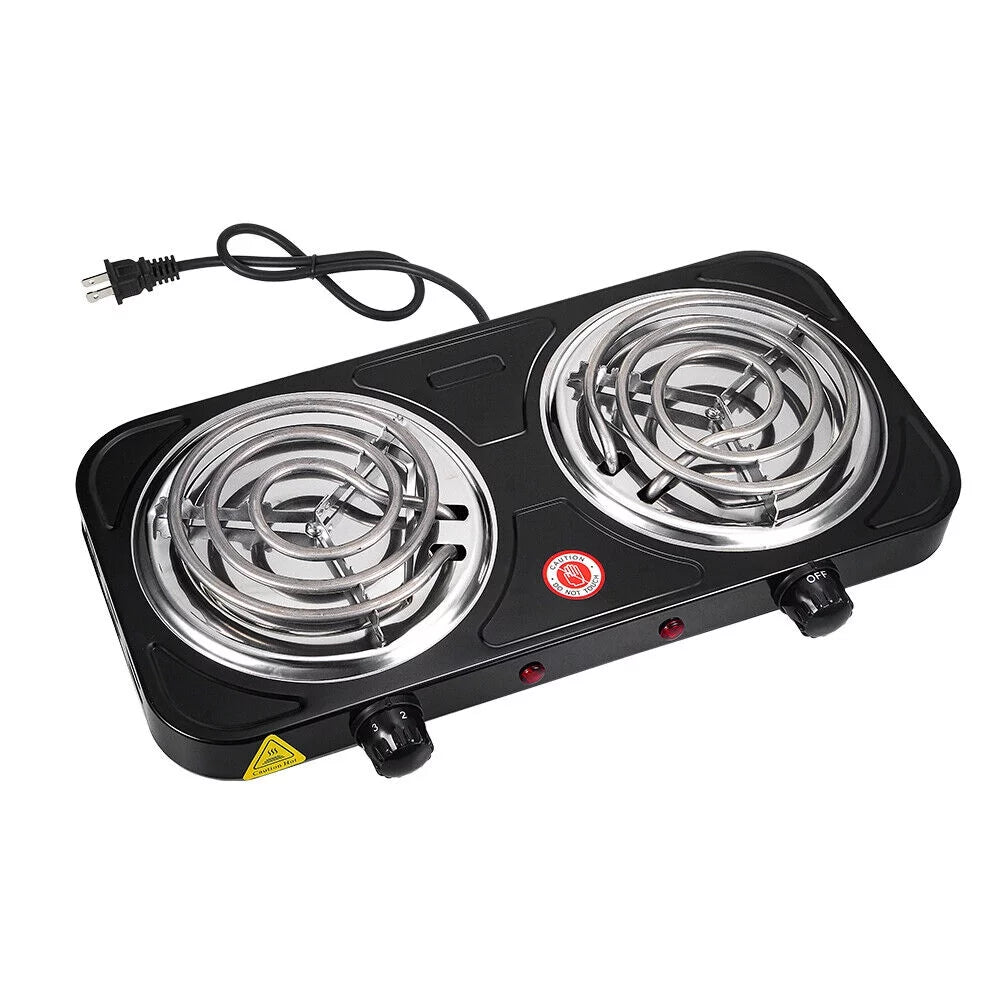 Double-burner Electric Hot Plate 220v 2000W I96625