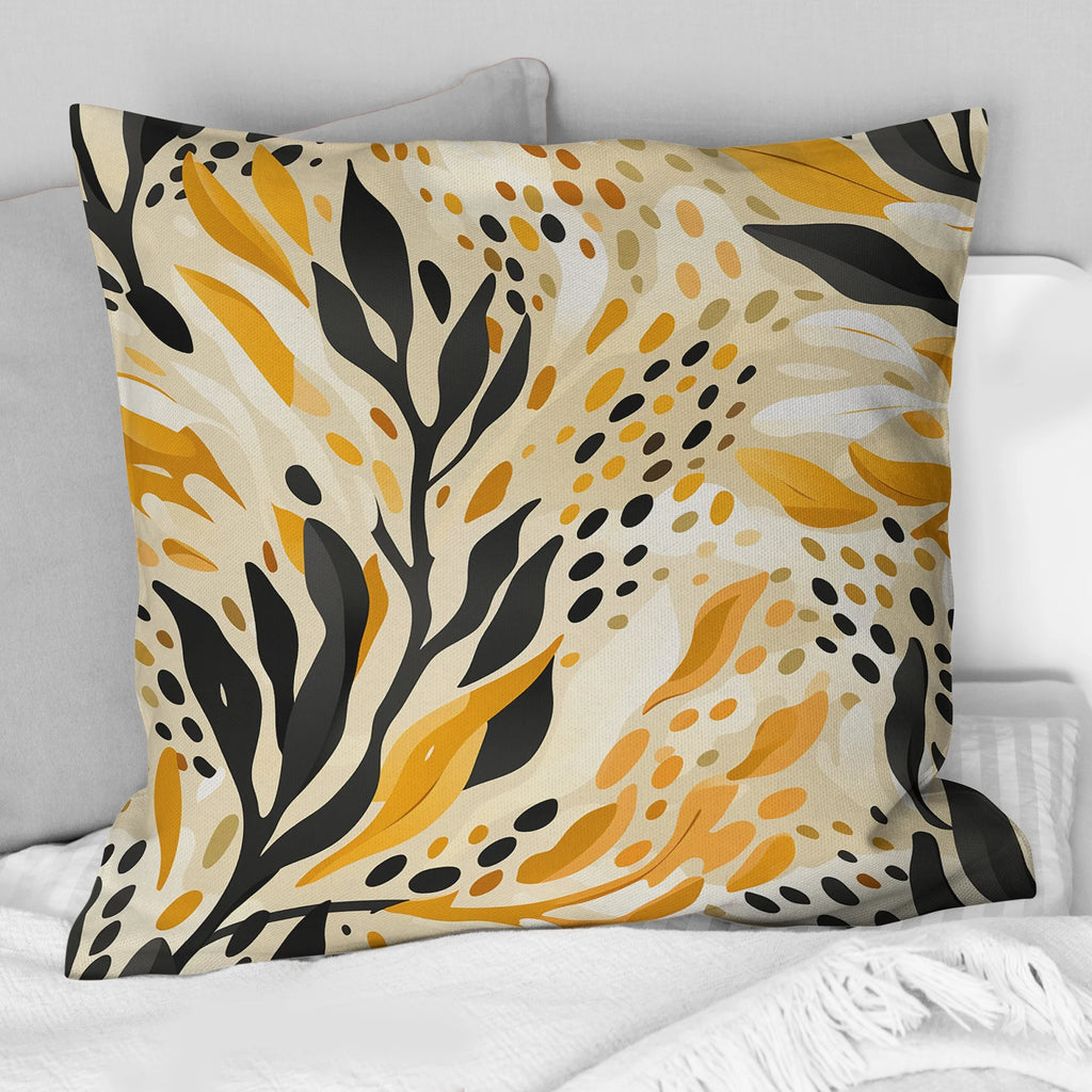 Abstract Printed Throw Pillow I341