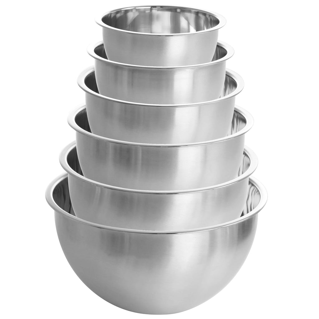 14 Piece Stainless Steel Measuring Cup and Spoon Set with Mixing Bowls N93127