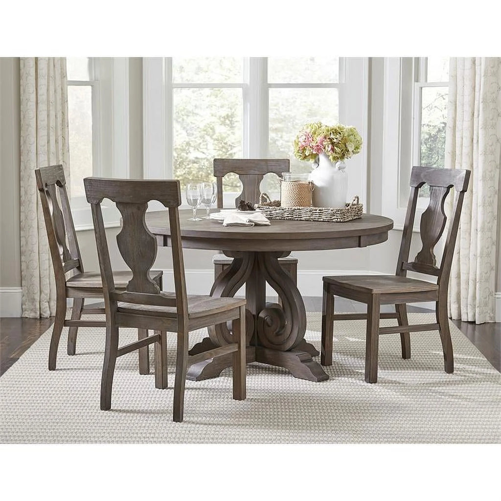 Wood Round Dining Table V902