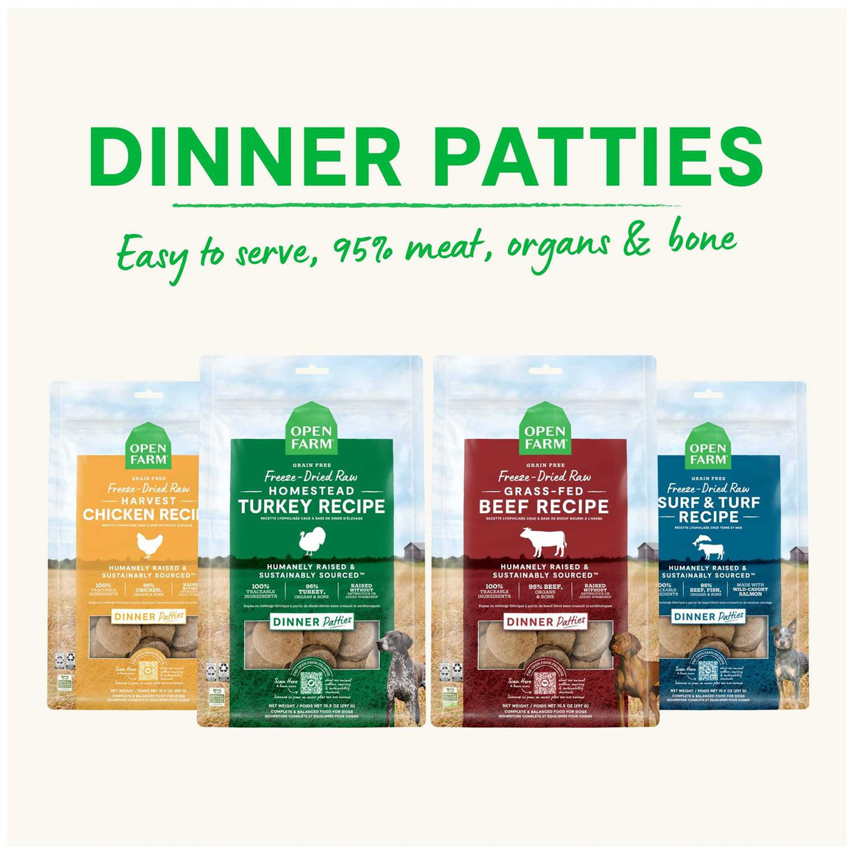 Freeze Dried Raw Dog Food J4430