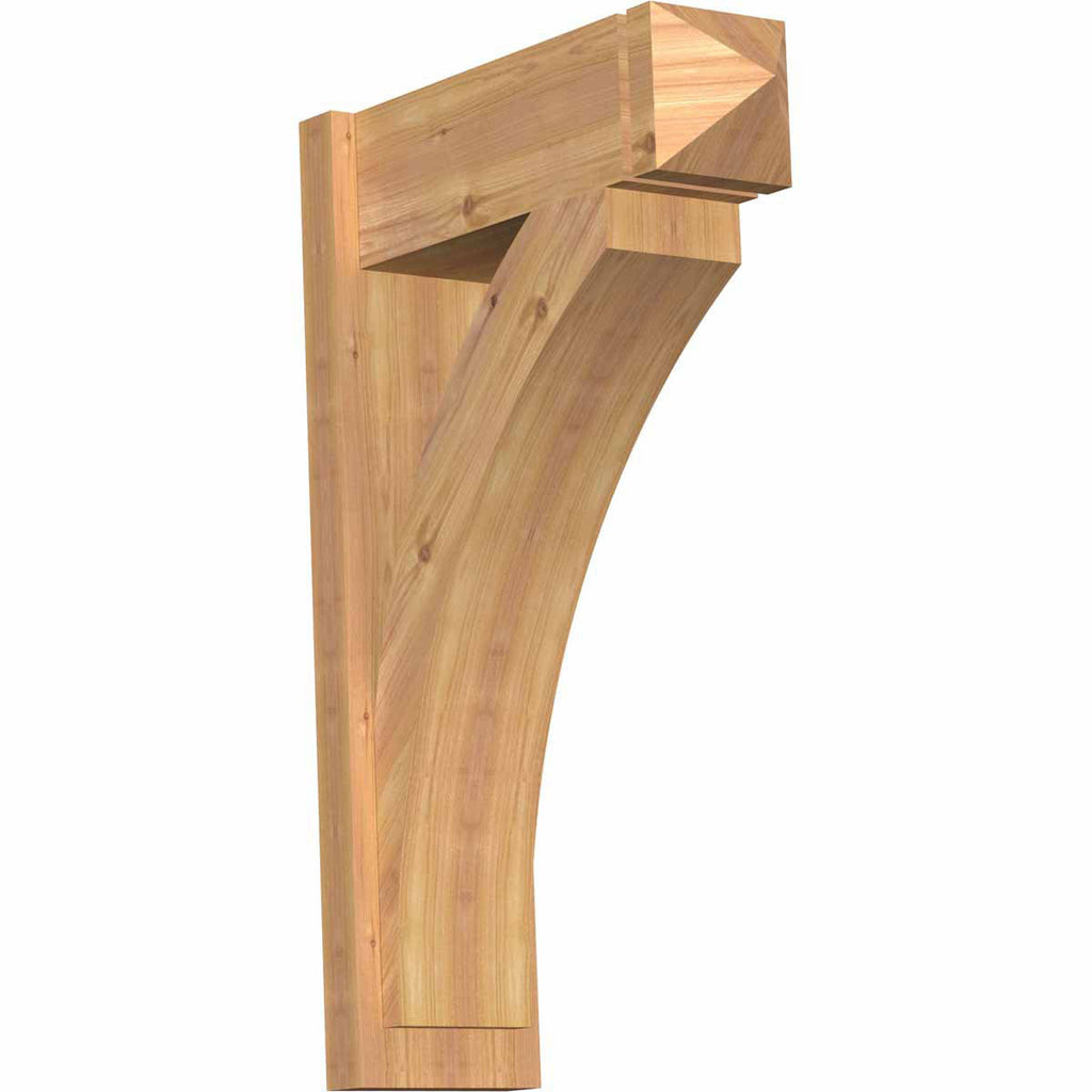 7 1/2x22W x 22x22D x 34x22H Western Red Cedar Arts and Crafts Outlooker Y85703