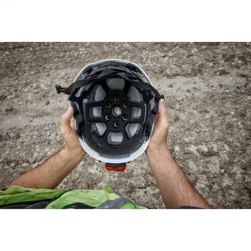 Blue Type 2 Class E Non-Vented Safety Helmet H955089