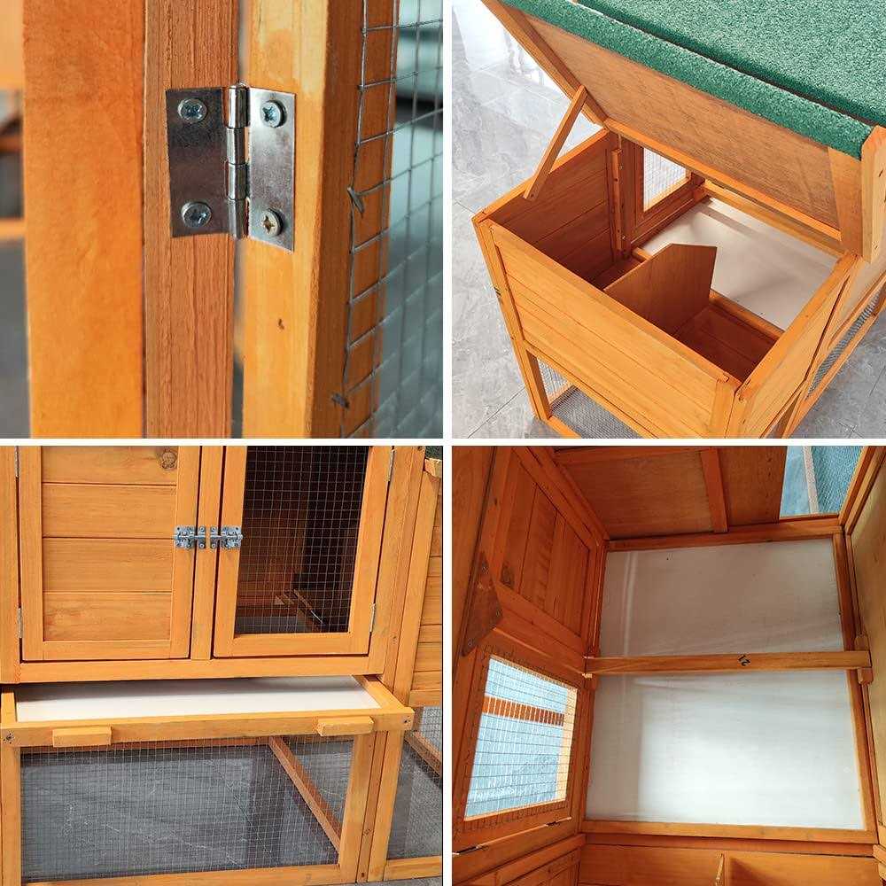 122'' Chicken Coop with Nest Box P736