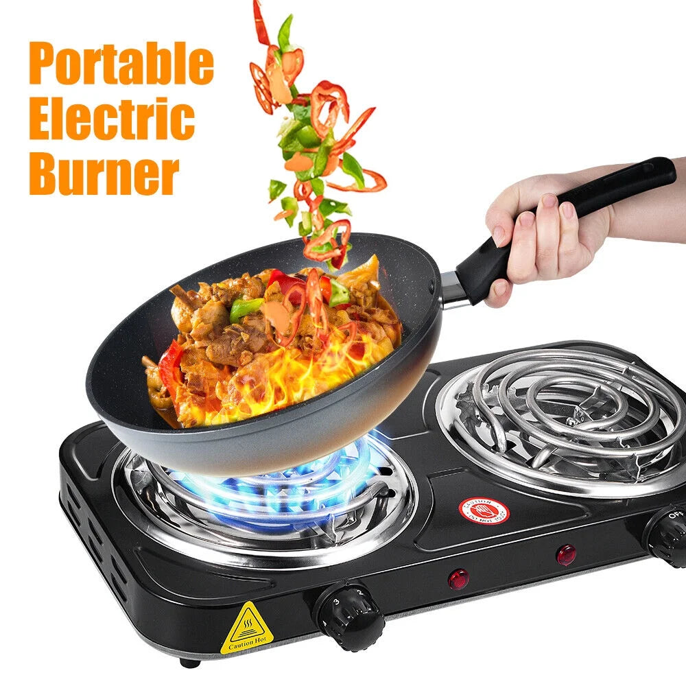 Double-burner Electric Hot Plate 220v 2000W I96625