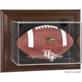 Brown Framed Wall-Mountable Football Display Case U4981