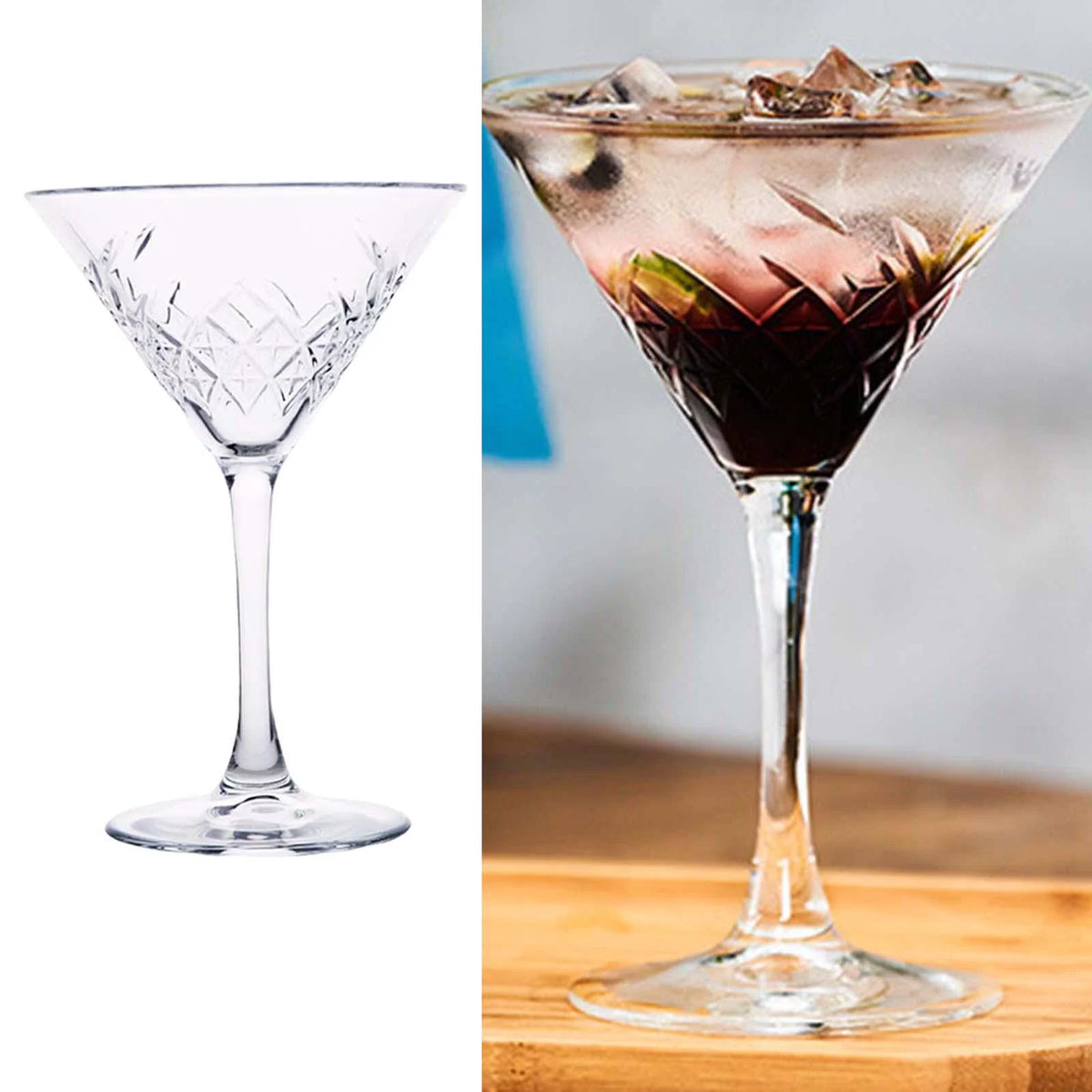 Engraved Cocktail Glasses 230ml U80612