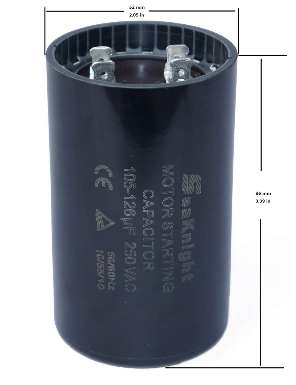 105-126 MFD Motor Start Capacitor G502