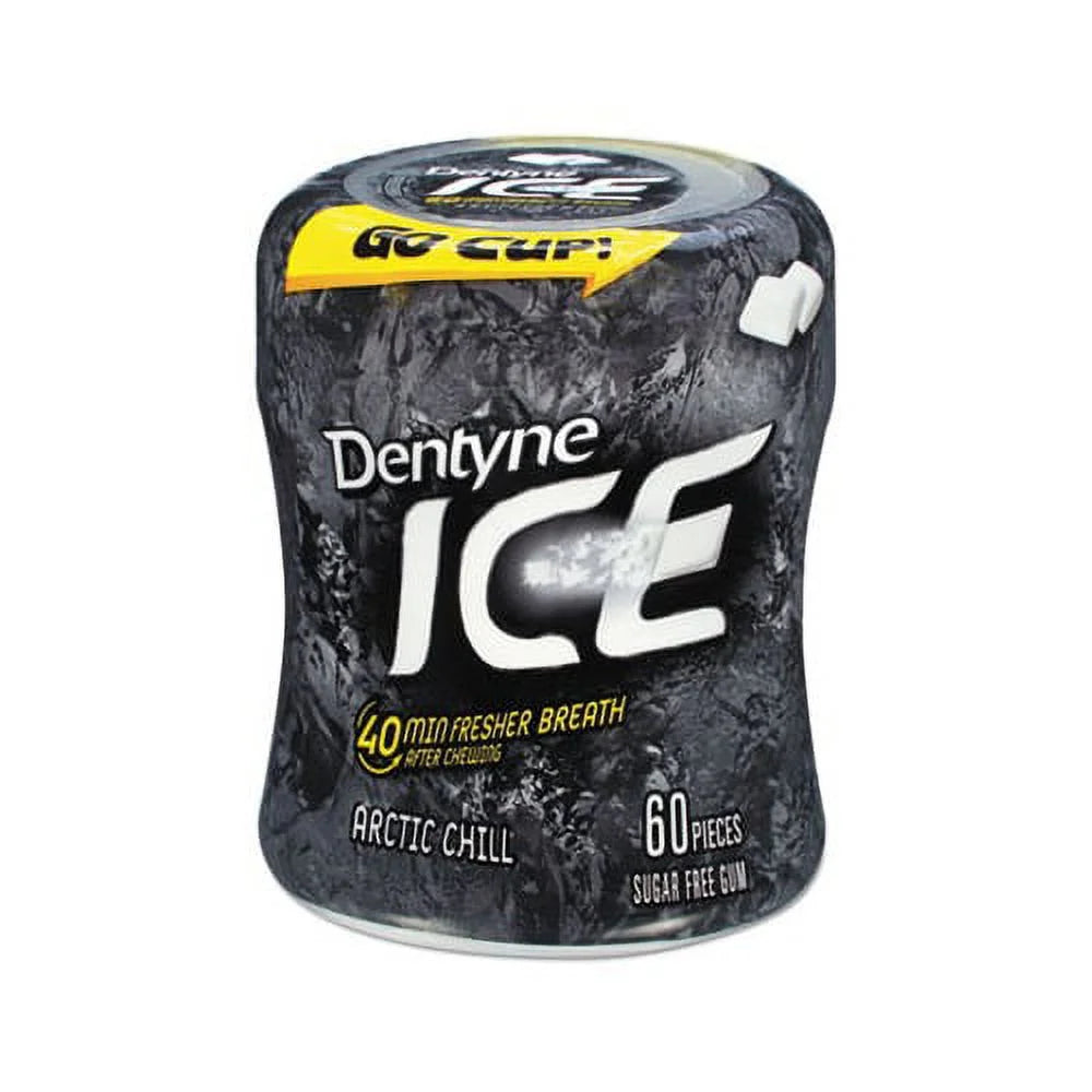 Sugarless Gum Arctic Chill, 60 Pieces/Cup, 4 Cups/Pack B32778