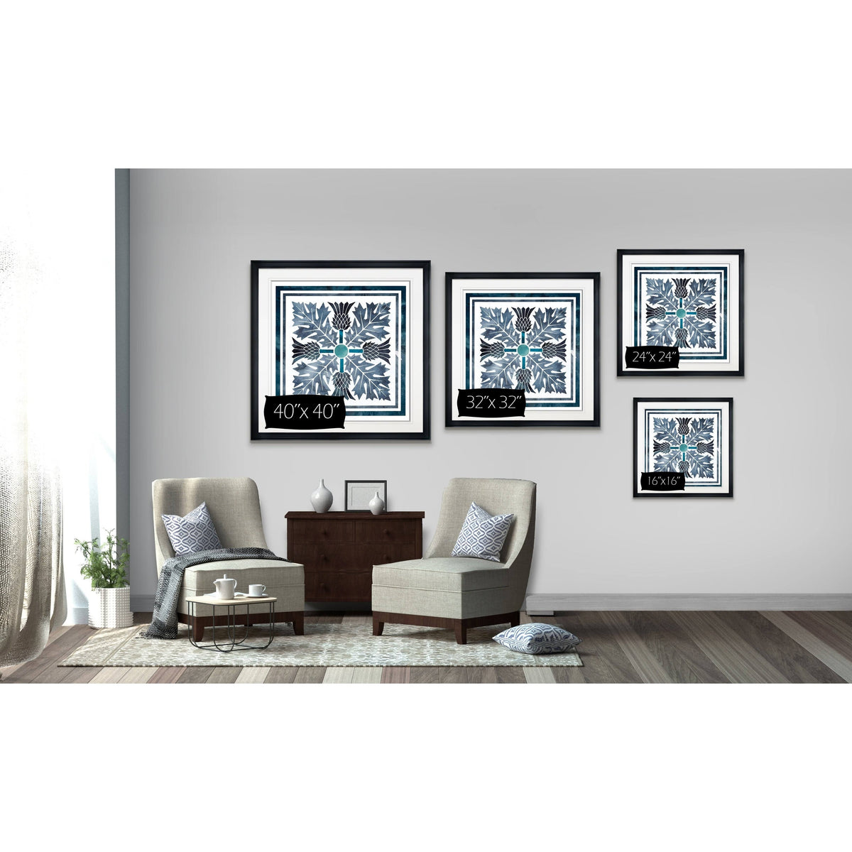 Framed Giclee Print I3287